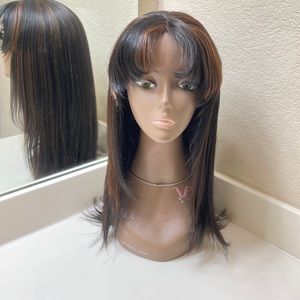 Lace wig with Bangs